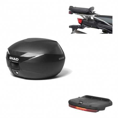 SHAD Baul trasero + herraje montaje luz de freno SH39 SH 39 KIT-178076