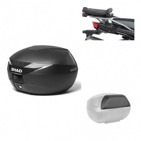 SHAD Baul trasero + herraje montaje respaldo de pasajero SH39 SH 39 KIT-178077