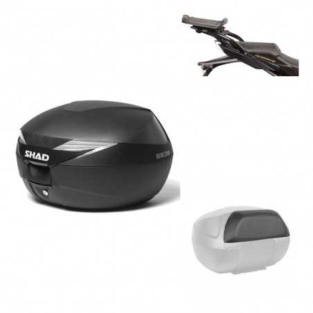SHAD Baul trasero + herraje montaje respaldo de pasajero SH39 SH 39 KIT-177978