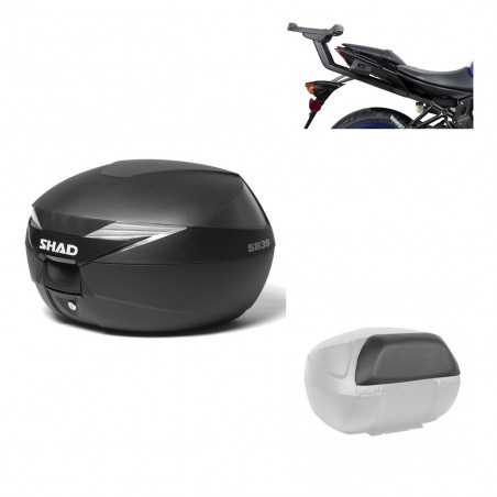SHAD Baul trasero + herraje montaje respaldo de pasajero SH39 SH 39 KIT-178081