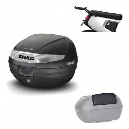 SHAD Baul trasero + herraje montaje respaldo de pasajero SH29 SH 29 KIT-177732