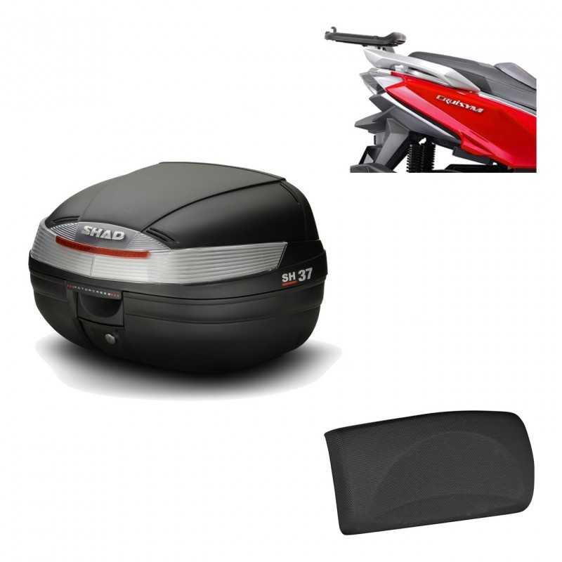 SHAD Baul trasero + herraje montaje respaldo de pasajero SH37 SH 37 KIT-177781