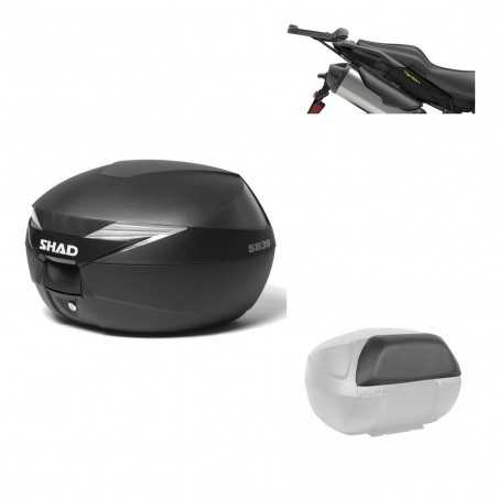 SHAD Baul trasero + herraje montaje respaldo de pasajero SH39 SH 39 KIT-178033