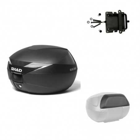 SHAD Baul trasero + herraje montaje respaldo de pasajero SH39 SH 39 KIT-177884