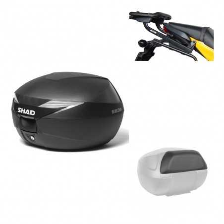 SHAD Baul trasero + herraje montaje respaldo de pasajero SH39 SH 39 KIT-177986