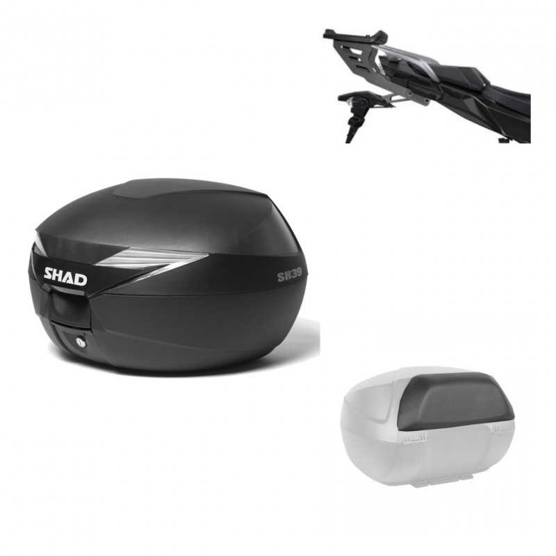 SHAD Baul trasero + herraje montaje respaldo de pasajero SH39 SH 39 KIT-178085