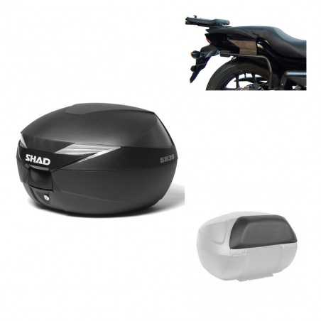 SHAD Baul trasero + herraje montaje respaldo de pasajero SH39 SH 39 KIT-177988