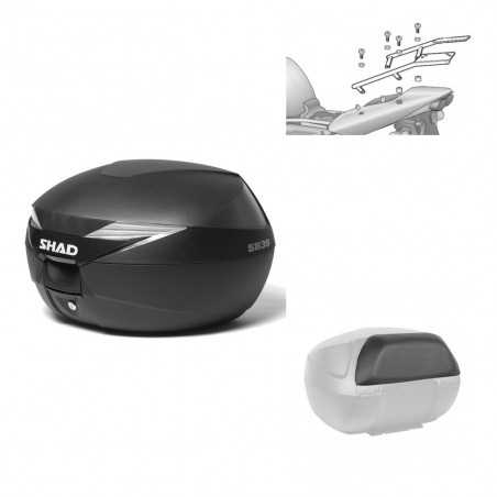 SHAD Baul trasero + herraje montaje respaldo de pasajero SH39 SH 39 KIT-177940