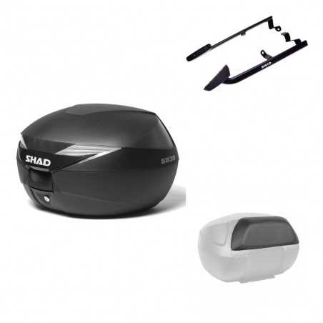 SHAD Baul trasero + herraje montaje respaldo de pasajero SH39 SH 39 KIT-177840