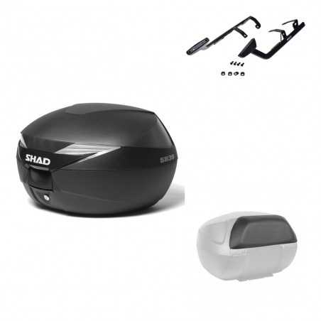 SHAD Baul trasero + herraje montaje respaldo de pasajero SH39 SH 39 KIT-177990