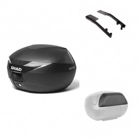 SHAD Baul trasero + herraje montaje respaldo de pasajero SH39 SH 39 KIT-177944