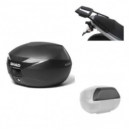 SHAD Baul trasero + herraje montaje respaldo de pasajero SH39 SH 39 KIT-177842