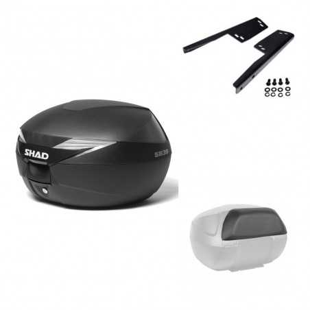 SHAD Baul trasero + herraje montaje respaldo de pasajero SH39 SH 39 KIT-177992