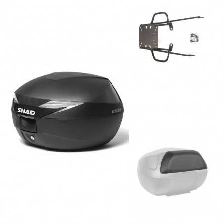 SHAD Baul trasero + herraje montaje respaldo de pasajero SH39 SH 39 KIT-177892