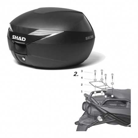 SHAD Baul trasero + herraje montaje SH39 SH 39 KIT-177791