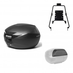 SHAD Baul trasero + herraje montaje respaldo de pasajero SH39 SH 39 KIT-177946