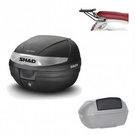 SHAD Baul trasero + herraje montaje respaldo de pasajero SH29 SH 29 KIT-177696
