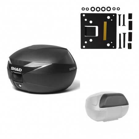 SHAD Baul trasero + herraje montaje respaldo de pasajero SH39 SH 39 KIT-177996
