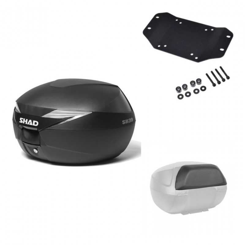 SHAD Baul trasero + herraje montaje respaldo de pasajero SH39 SH 39 KIT-177846
