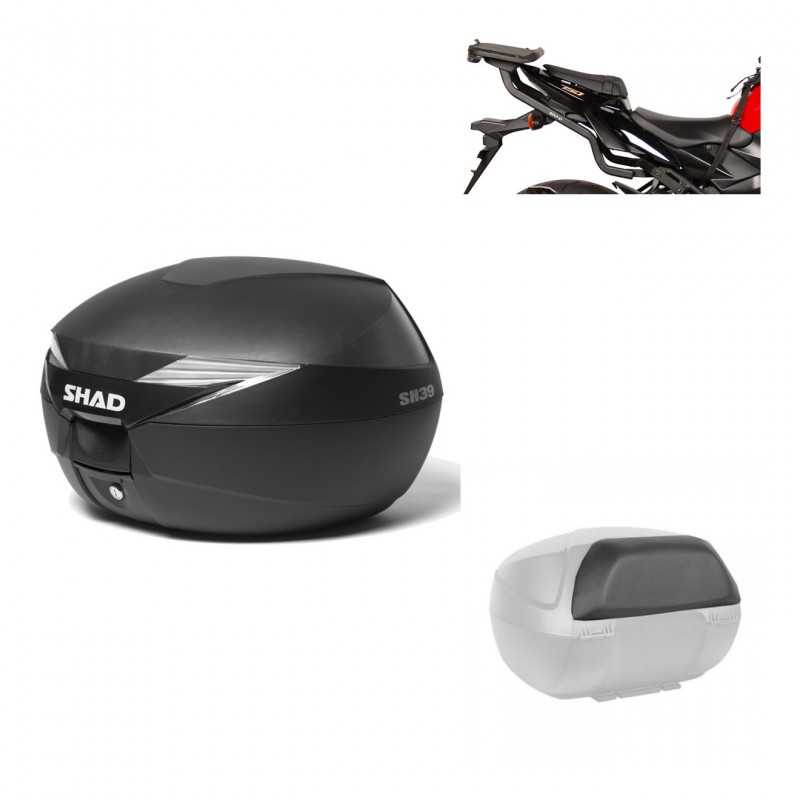 SHAD Baul trasero + herraje montaje respaldo de pasajero SH39 SH 39 KIT-177896