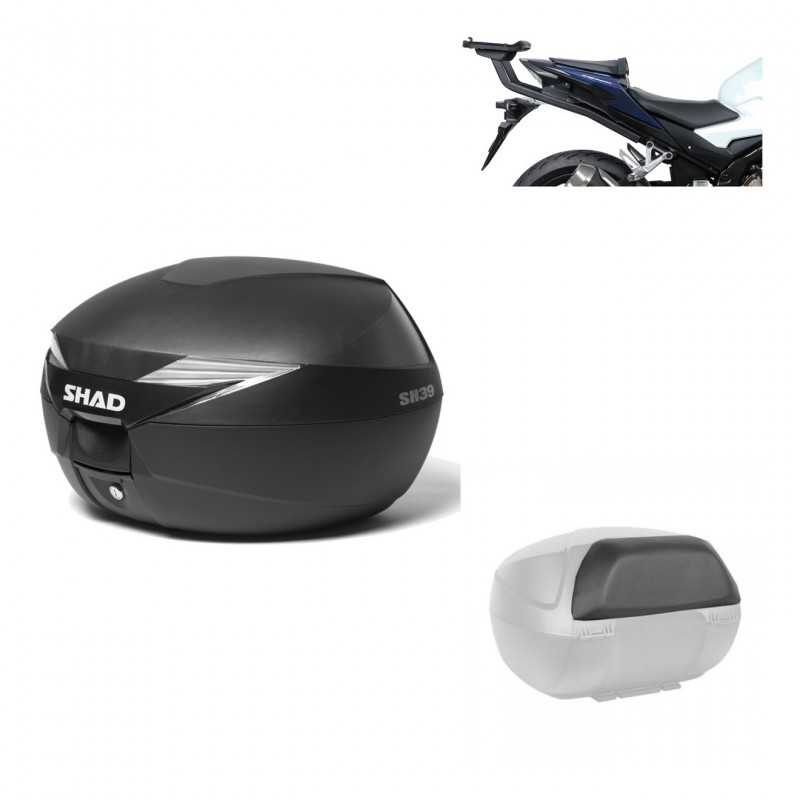 SHAD Baul trasero + herraje montaje respaldo de pasajero SH39 SH 39 KIT-178097