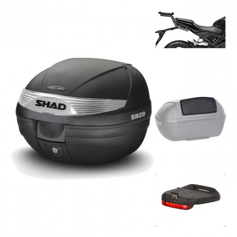 Rear trunk + mounting hardware + accessories  SH29 SH 29