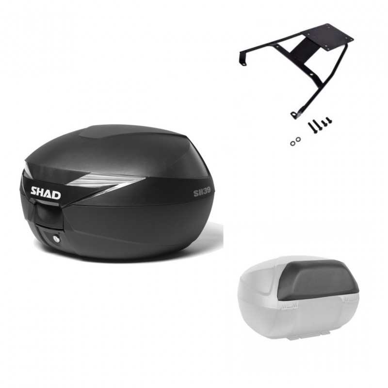 SHAD Baul trasero + herraje montaje respaldo de pasajero SH39 SH 39 KIT-177952