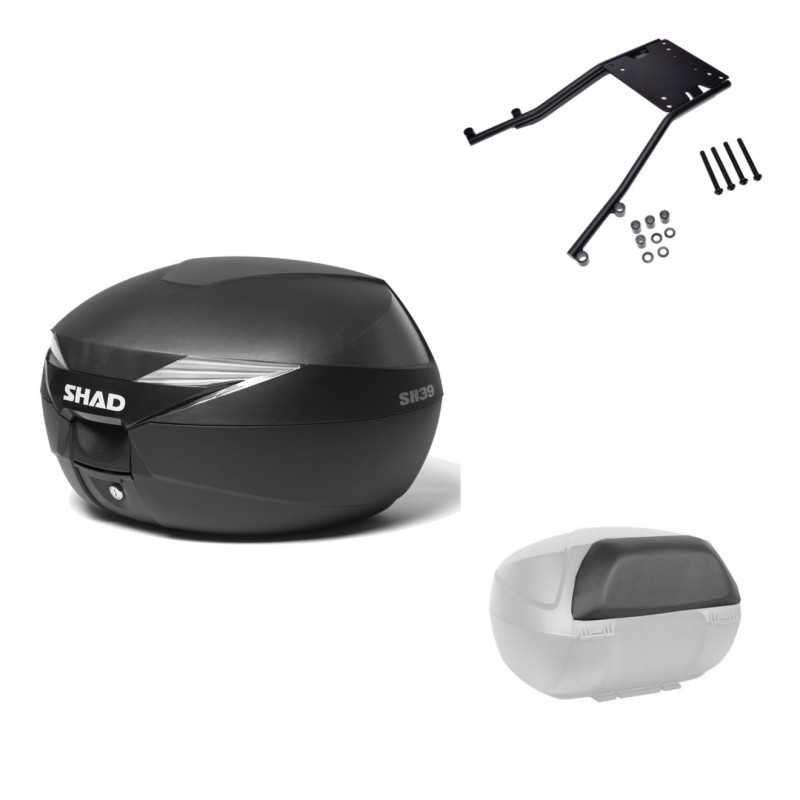 SHAD Baul trasero + herraje montaje respaldo de pasajero SH39 SH 39 KIT-177798