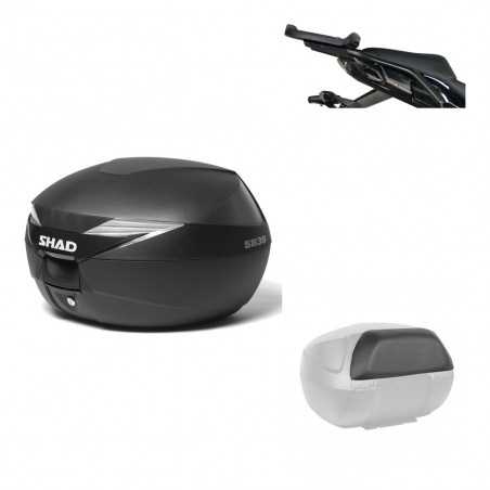 SHAD Baul trasero + herraje montaje respaldo de pasajero SH39 SH 39 KIT-177850