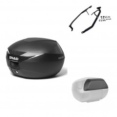 SHAD Baul trasero + herraje montaje respaldo de pasajero SH39 SH 39 KIT-177900