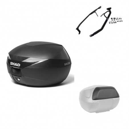 SHAD Baul trasero + herraje montaje respaldo de pasajero SH39 SH 39 KIT-177900
