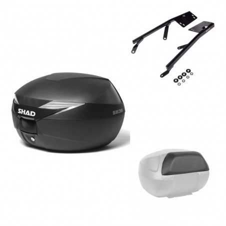 SHAD Baul trasero + herraje montaje respaldo de pasajero SH39 SH 39 KIT-177852