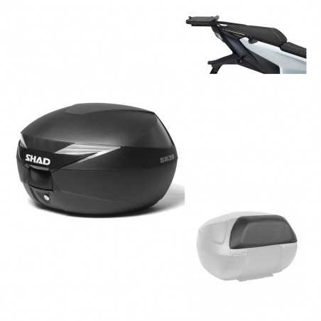 SHAD Baul trasero + herraje montaje respaldo de pasajero SH39 SH 39 KIT-178101