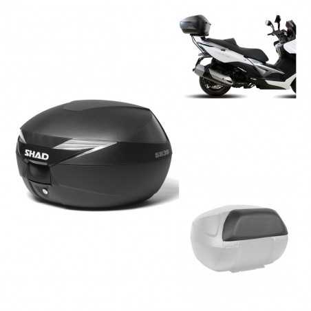 SHAD Baul trasero + herraje montaje respaldo de pasajero SH39 SH 39 KIT-177854
