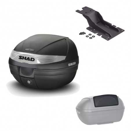 SHAD Baul trasero + herraje montaje respaldo de pasajero SH29 SH 29 KIT-177704