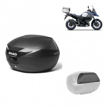 SHAD Baul trasero + herraje montaje respaldo de pasajero SH39 SH 39 KIT-177904