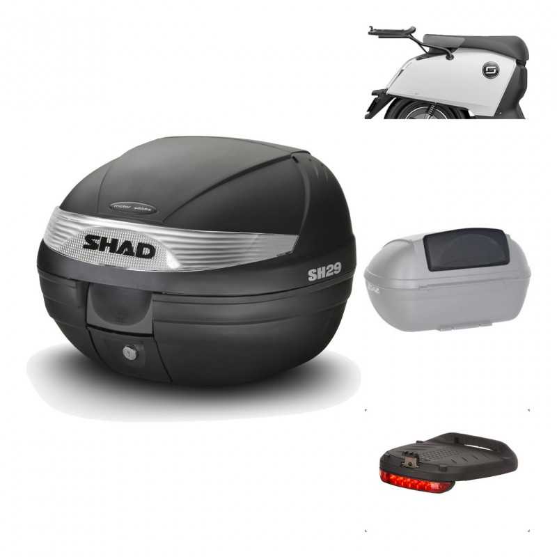 Rear trunk + mounting hardware + accessories  SH29 SH 29