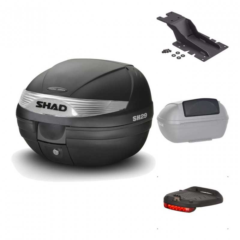 Rear trunk + mounting hardware + accessories  SH29 SH 29