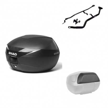 SHAD Baul trasero + herraje montaje respaldo de pasajero SH39 SH 39 KIT-177858