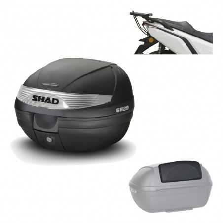 SHAD Baul trasero + herraje montaje respaldo de pasajero SH29 SH 29 KIT-177708
