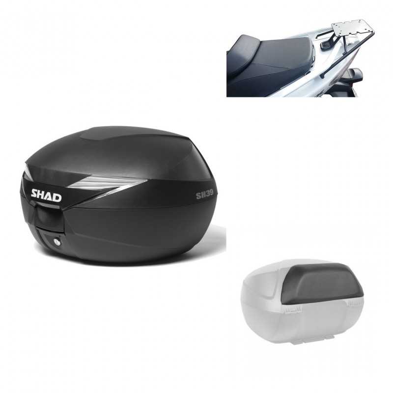 SHAD Baul trasero + herraje montaje respaldo de pasajero SH39 SH 39 KIT-177960