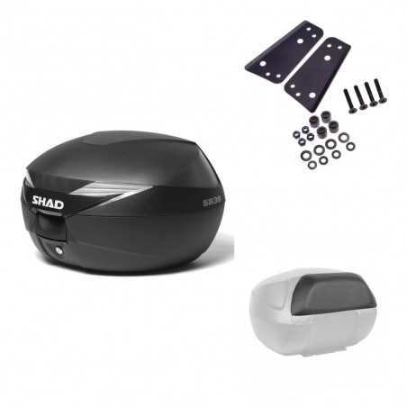 SHAD Baul trasero + herraje montaje respaldo de pasajero SH39 SH 39 KIT-177806