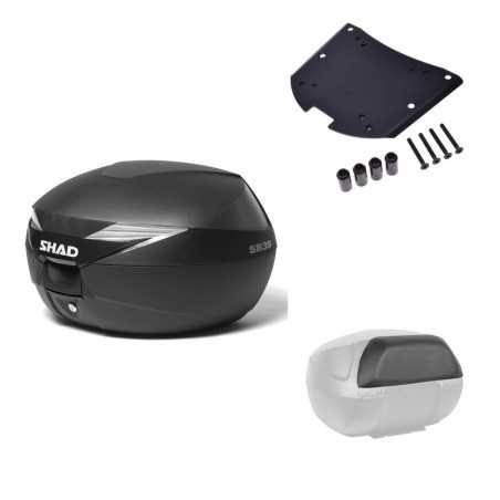 SHAD Baul trasero + herraje montaje respaldo de pasajero SH39 SH 39 KIT-177910