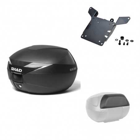 SHAD Baul trasero + herraje montaje respaldo de pasajero SH39 SH 39 KIT-177912