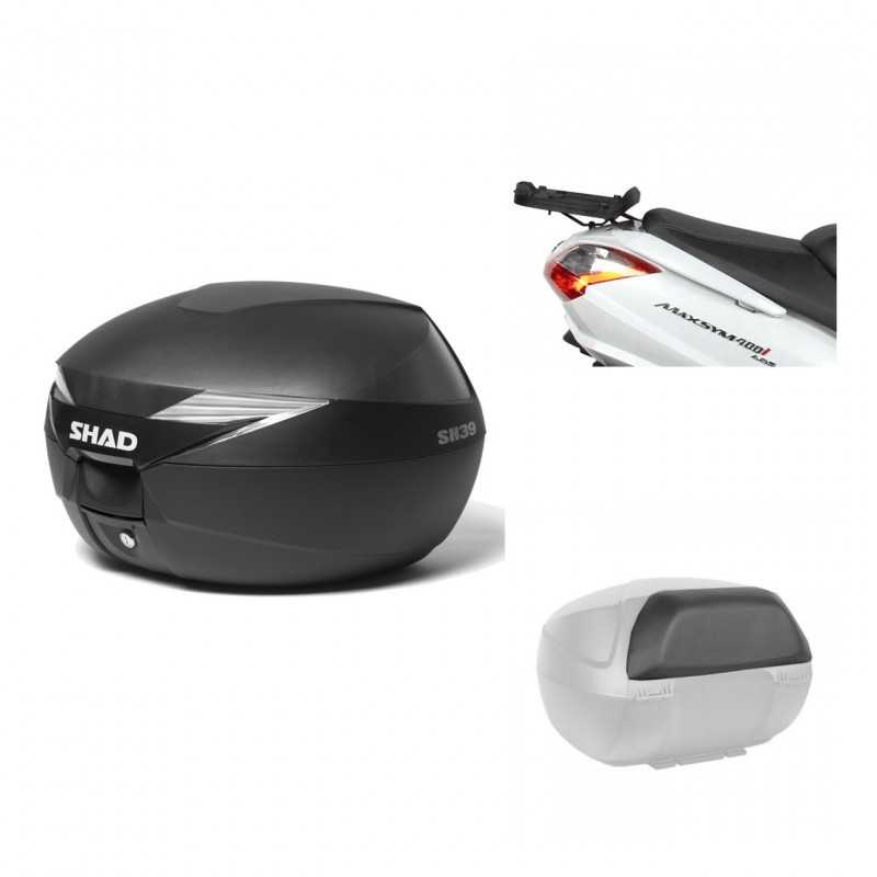 SHAD Baul trasero + herraje montaje respaldo de pasajero SH39 SH 39 KIT-178014