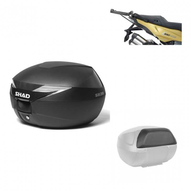 SHAD Baul trasero + herraje montaje respaldo de pasajero SH39 SH 39 KIT-177914