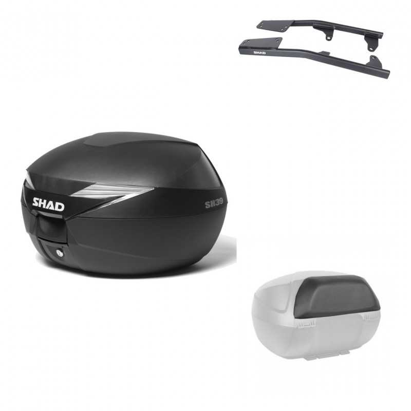 SHAD Baul trasero + herraje montaje respaldo de pasajero SH39 SH 39 KIT-177812