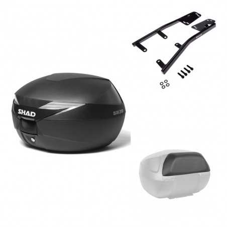 SHAD Baul trasero + herraje montaje respaldo de pasajero SH39 SH 39 KIT-177968