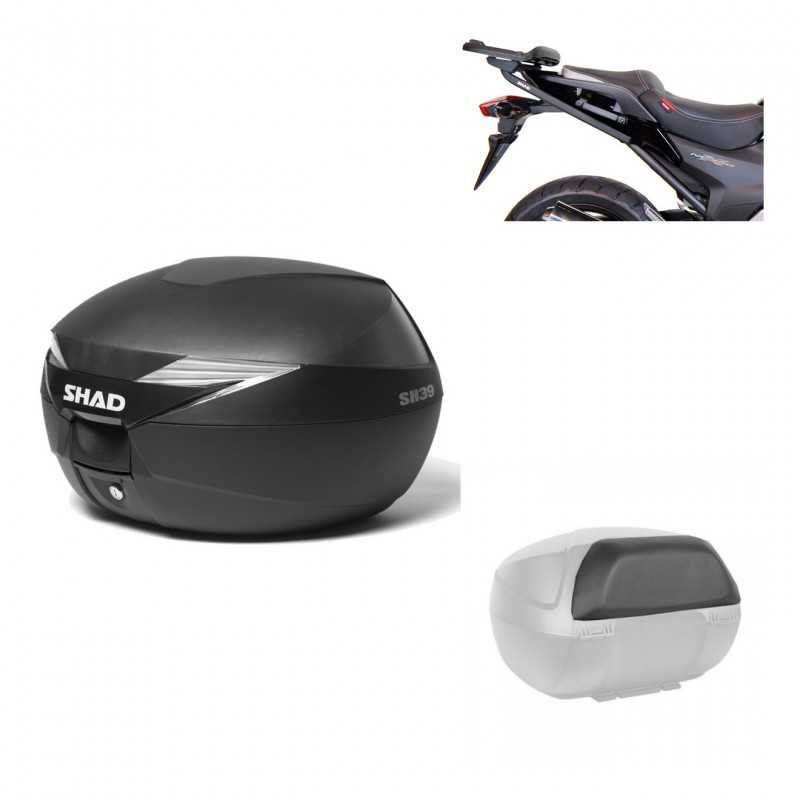 SHAD Baul trasero + herraje montaje respaldo de pasajero SH39 SH 39 KIT-177814