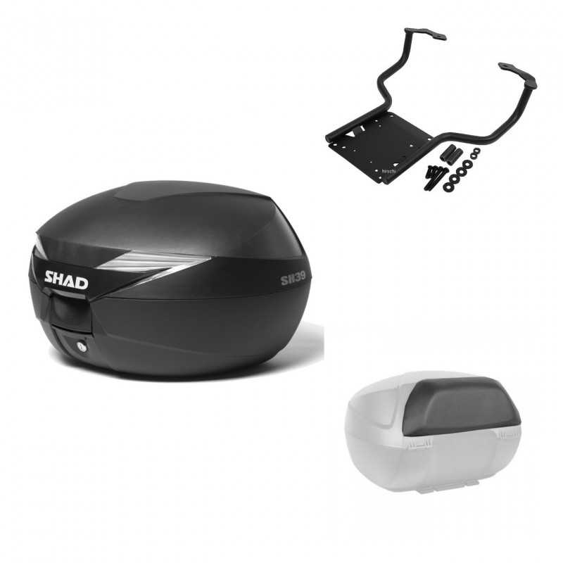 SHAD Baul trasero + herraje montaje respaldo de pasajero SH39 SH 39 KIT-178016